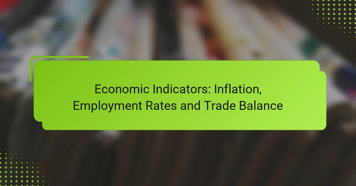 Economic Indicators: Inflation, Employment Rates and Trade Balance
