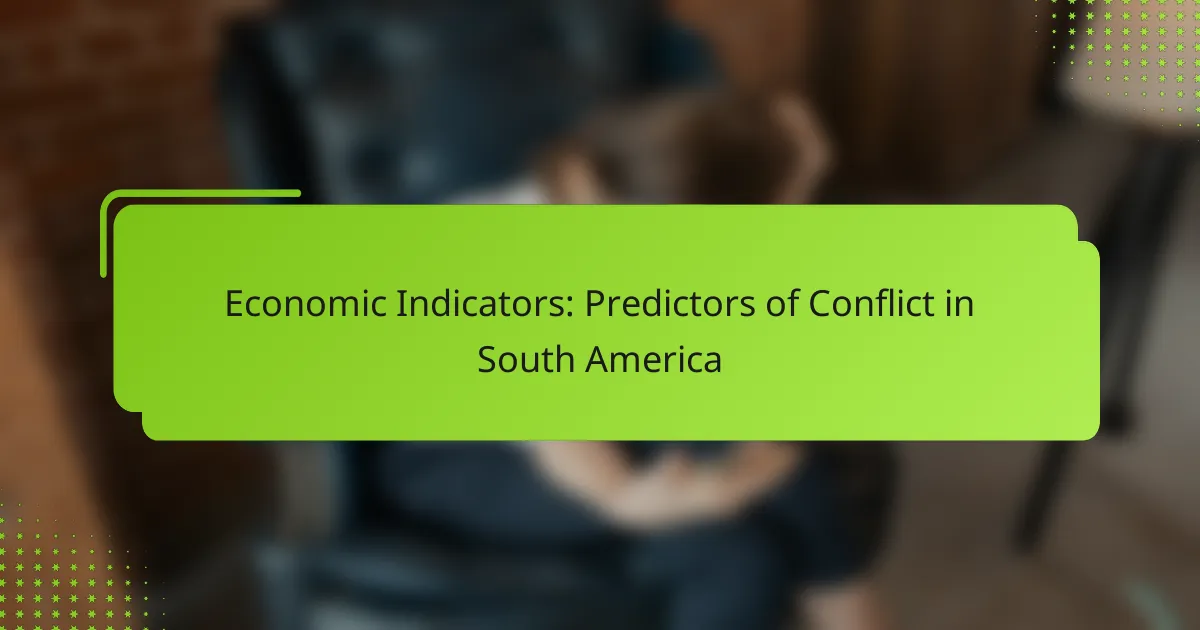 Economic Indicators: Predictors of Conflict in South America