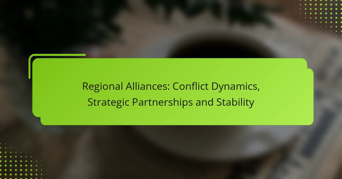 Regional Alliances: Conflict Dynamics, Strategic Partnerships and Stability